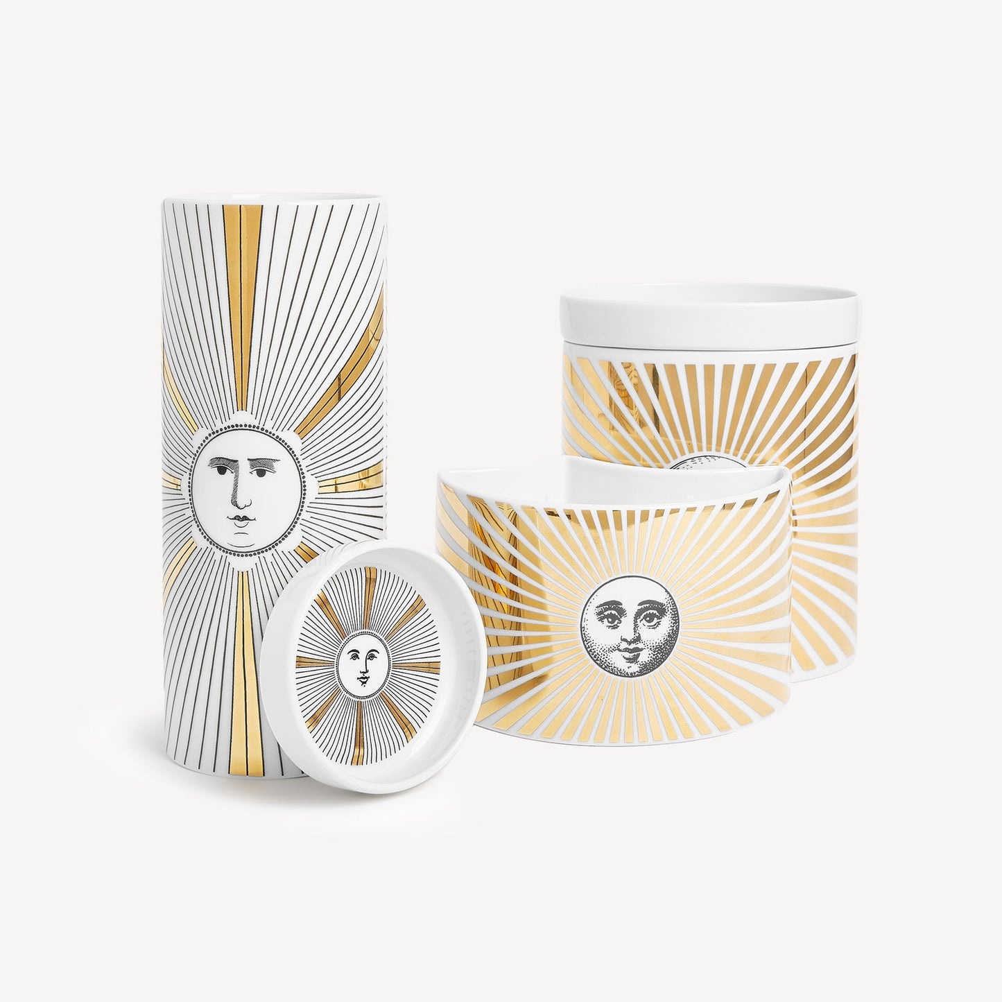NEL MENTRE Set di tre candele profumate - Decoro Soli - Fragranza Immaginazione