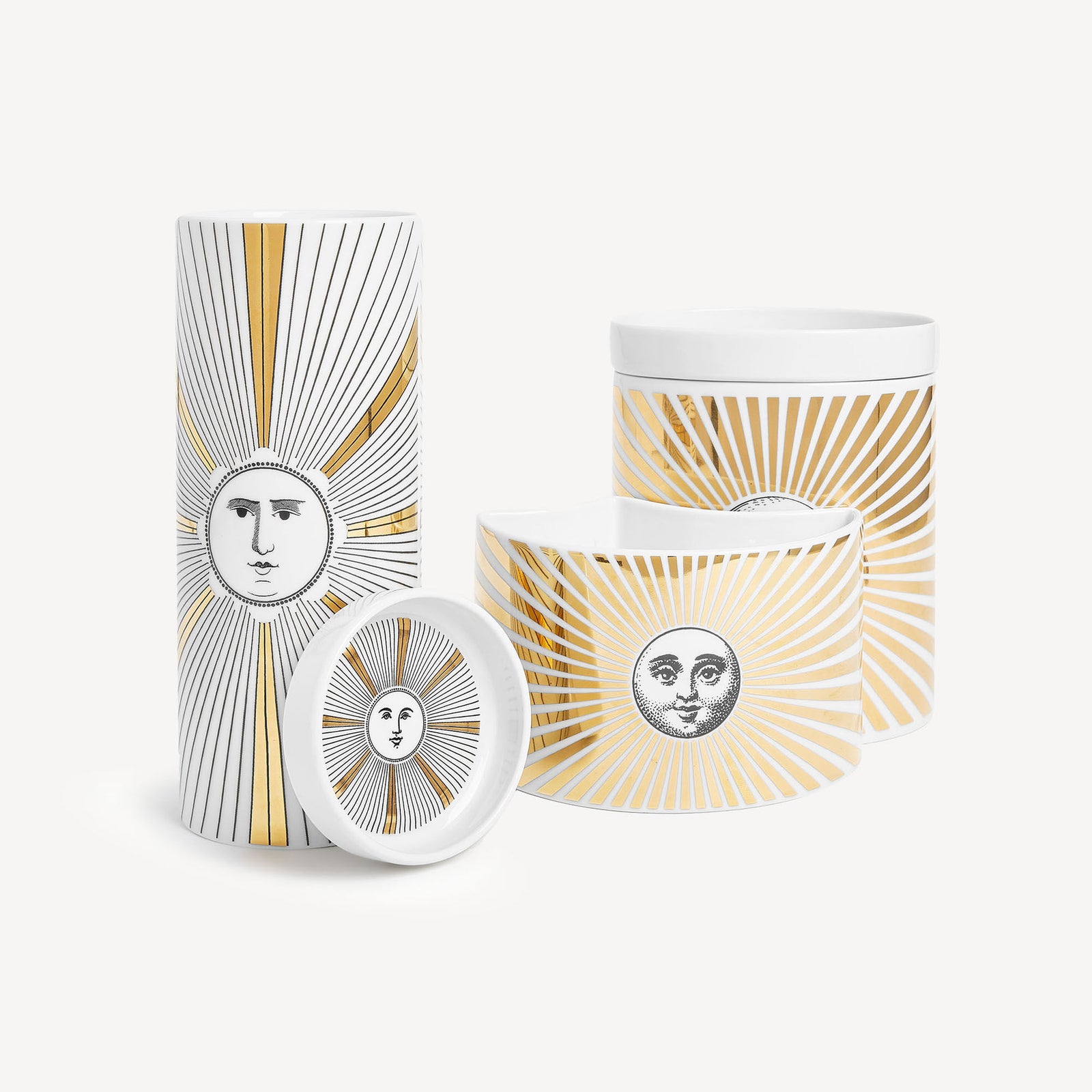 NEL MENTRE Set di tre candele profumate - Decoro Soli - Fragranza Immaginazione