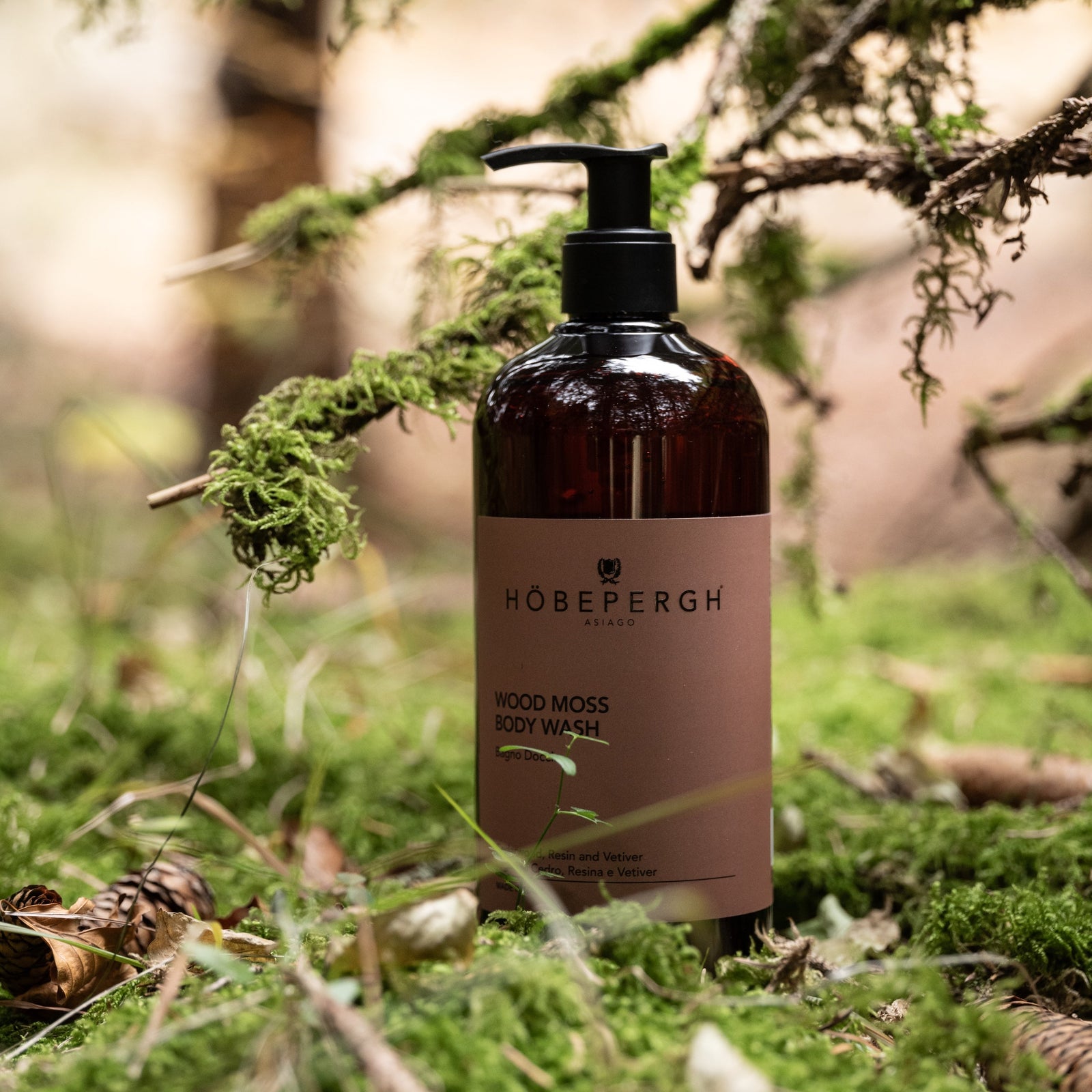 Wood moss body wash 500ml