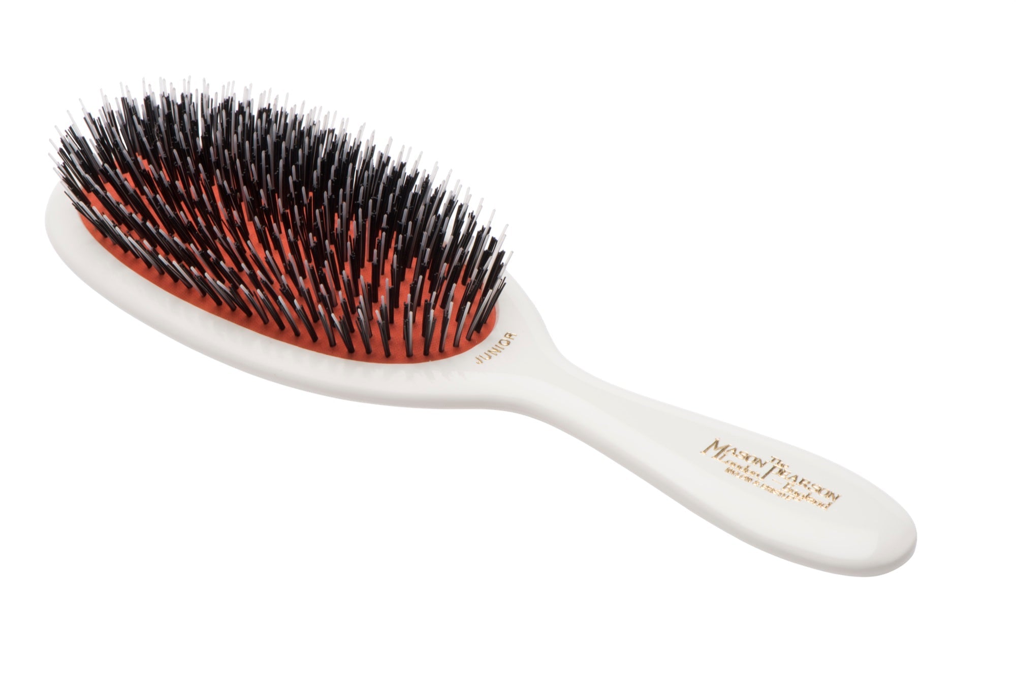 Mason Pearson BN2 Junior Bristle Nylon Ivory White