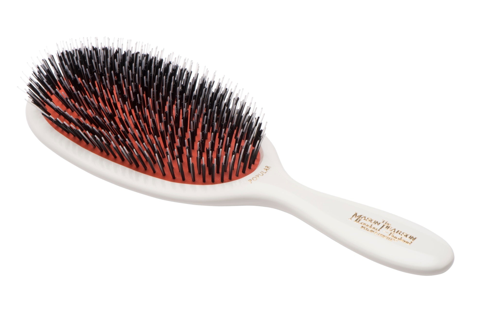 Mason Pearson BN1 Popular Bristle Nylon Ivory White
