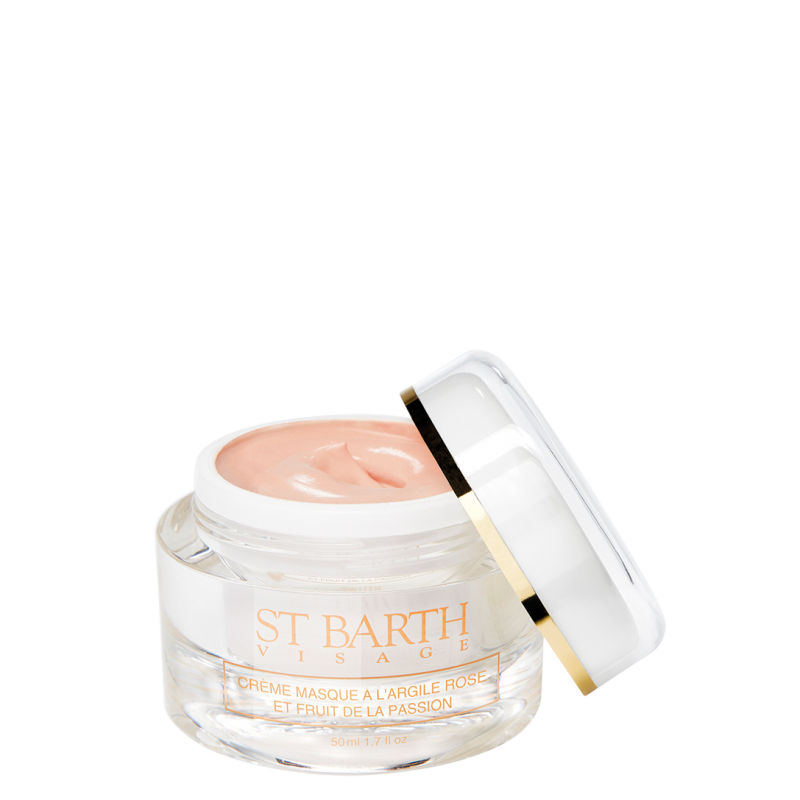 Maschera argilla rosa e frutto della passione